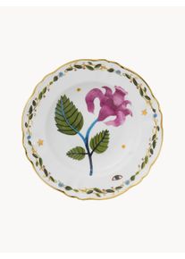 Bitossi Home Prato de sopa artesanal Fabula Branco, Verde Porcelana Ø 23 cm