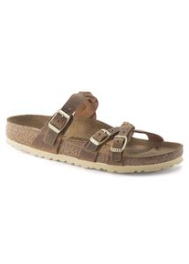 Birkenstock Leren slippers "Arizona" bruin - wijdte S - 7% | Maat: 39