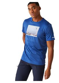 Regatta Functioneel shirt "Fingal VIII" blauw - 73% | Maat: M |