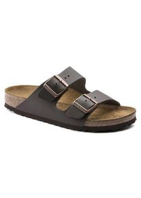 Birkenstock Leren slippers "Arizona" bruin - wijdte N - 14% | Maat: