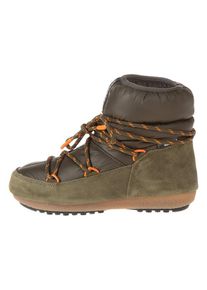 Moon Boot Leren winterboots "Low" kaki - 46% | Maat: 39 |