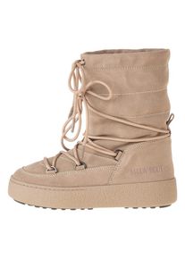 Moon Boot Leren winterboots "Ltrack" beige - 66% | Maat: 35 |