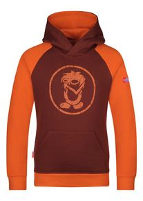 Trollkids Hoodie "Alesund" bruin/oranje - 51% | Maat: 104 |