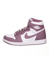 Nike Leren sneakers "Air Jordan 1 Retro High" wit/paars - 44% | Maat: