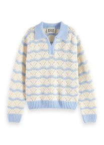 Scotch & Soda Scotch & Soda Trui lichtblauw/crème - 61% | Maat: 176 |