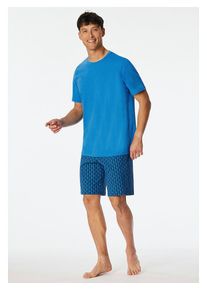 Schiesser Pyjama blauw - 53% | Maat: 48 |