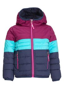 Killtec Doorgestikte jas donkerblauw/lichtblauw/roze - 58% | Maat: