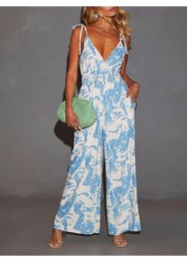 LA Angels Jumpsuit lichtblauw/wit - 60% | Maat: S |