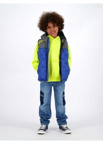 Vingino Doorgestikte bodywarmer "Tody" blauw/grijs - 46% | Maat: 176