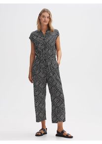 Opus Jumpsuit zwart/wit - 53% | Maat: 42 |