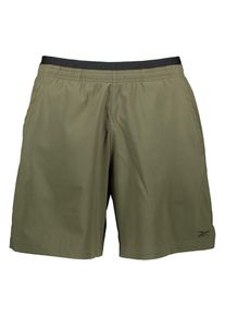 Reebok Trainingsshort "Strength +" kaki - 55% | Maat: M |