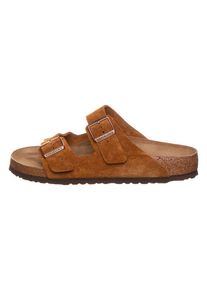 Birkenstock Leren slippers "Arizona" lichtbruin - wijdte N - 24% |