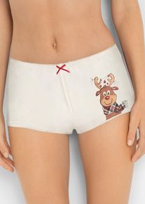 bonprix Figi "maxi french" (4 pary), biały, 52/54