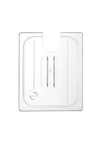 Tapa Hendi GN1/2 con hueco Sous Vide en policarbonato transparente