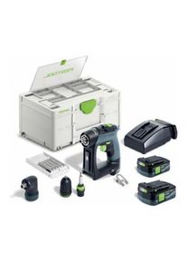 FESTOOL Trapano avvitatore a batteria CXS 12 2,5-Set