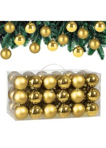 Deuba Kerstballen Goud 54-delig
