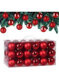 Deuba Kerstballen Rood 54-delig