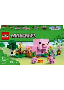 Lego® Spielbausteine »Minecraft Das Babyschwein-Haus 21268«, (238 St.)