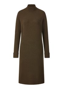 include - Strickkleid mit Stehkragen, grün, Gr. 36, Schurwolle