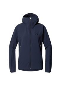Haglöfs Haglöfs Women's Rosson Softshell Hood Softshell jacket Women (M, blue)