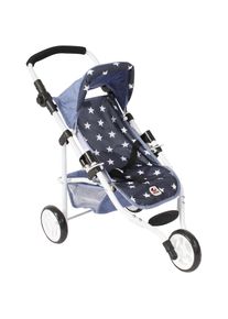 Bayer Chic 2000 CHIC2000 , Puppenbuggy »Jogging-Buggy Lola«, mit klappbarem Verdeck , Sternchen