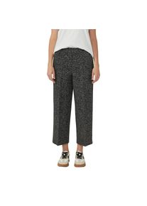 s.Oliver , 7/8-Hose, in melierter Optik , black , N-Gr , 44 -N-Gr , 44 , Stoffhose für Damen von s.Oliver
