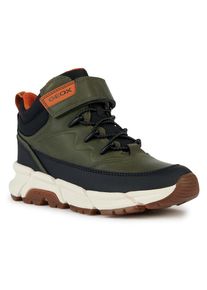 Geox , Kinder,Jugendliche , Winterboots »J FLEXYPER PLUS BOY ABX« Sneaker mit Spezial Membrane, Größenschablone zum Download , khaki-orange , 40 ,...