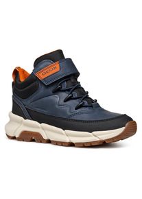 Geox , Kinder,Jugendliche , Winterboots »J FLEXYPER PLUS BOY ABX« Sneaker mit Spezial Membrane, Größenschablone zum Download , navy-schwarz , 36 ,...