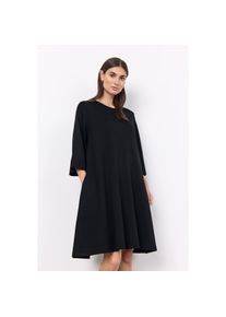 soyaconcept , Shirtkleid »SC-BANU 155«, Sommerkleid , BLACK , N-Gr , M -N-Gr , M , SC-Banu 155 ist ein legeres Kleid aus einer schönen Mischung aus...