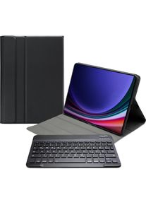 Mobilize Abnehmbare Bluetooth-Tasche (Samsung Galaxy Tab S9), Tablet Tastatur, Schwarz