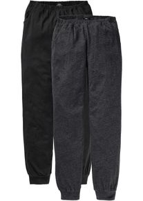 bonprix Mujer, Pantalón de pijama (2 unidades), gris, 40/42