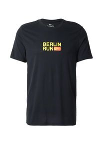 Nike Funkčn&eacute; tričko 'CITY MRTH' Muži žlt&aacute; / oranžov&aacute; / čierna L