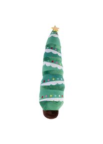 TIAKI hundelegetøj i plys Juletræ Ø8x31cm