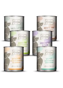 MjAMjAM Mixpaket II mit Huhn&Ente, Rind, Pute, Kalb, Truthahn, Lamm 6x800g