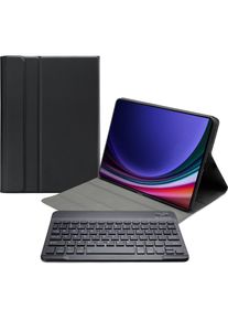 Mobilize Abnehmbare Bluetooth-Tasche (Samsung Galaxy Tab S9), Tablet Tastatur, Schwarz