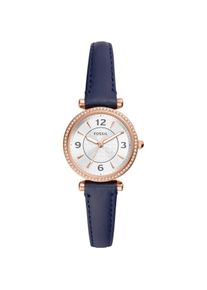 Fossil, Armbanduhr, Carlie Mini, Blau, (Analoguhr, 28 mm)