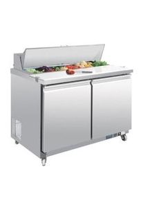Mesa de trabajo Polar 405L, 2 puertas - Serie U