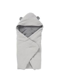 Avelia Einschlagdecke , Grau , Textil , 100x110 cm , Textiles Vertrauen - Oeko-Tex®, Gots , Schlafen, Babybettausstattung, Babyschlafsäcke