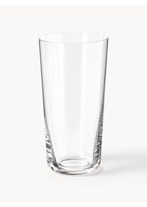 Vasos altos de cristal Xavia, 4 uds. Transparente Vidrio Ø 8 x Al 15 cm, 450 ml | Westwing Collection