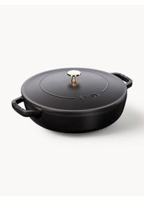 Staub Cacerola de hierro fundido Chistera Negro Metal Ø 28 cm x Al 13 cm, 3.7 L
