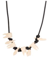 3D Print - 8 Human Teeth as Pendants with Leather Strap