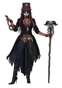 maskworld Costume da strega voodoo