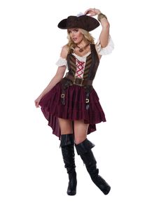 maskworld Captain Morgain piraten kostuum