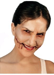 Applicazione angoli della bocca tagliati da incollare