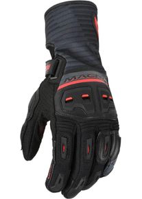 Macna Shellar, gloves , color: Black/Dark Grey/Red , size: M