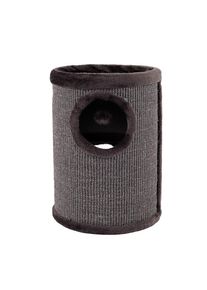 Lionto barril rascador con sisal, gris 50x36x36cm para gatos