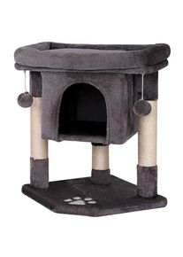 Lionto rascador, 60cm gris oscuro para gatos