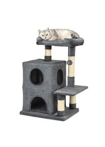 Lionto Tiragraffi per gatti 80 cm grigio scuro