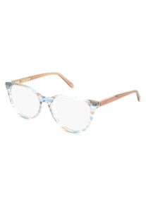 Fossil 7203 Brille Damen | Fassung: Vollrand, Eckig, Blau Gestreift