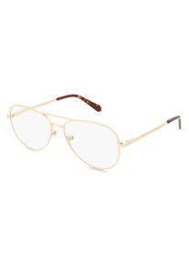 Fossil 7206G Brille Herren | Fassung: Vollrand, Pilot, Gold Hell